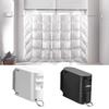Yousheng 4.2M Wall Mount Retractable Clothesline 180 Degrees Rotatable Folding Invisible Retracting Heavy Duty Indoor Outdoor Balcony Laundry Clothes