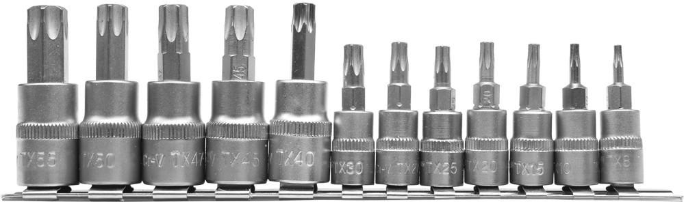 TORX KEY SET ON RAIL 12 PCS YT-04331 YATO