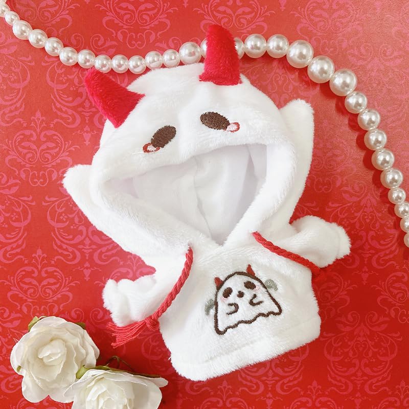 White Ghost Plush Costume for 10cm Plush Toys by g.triger [Parallel Import]