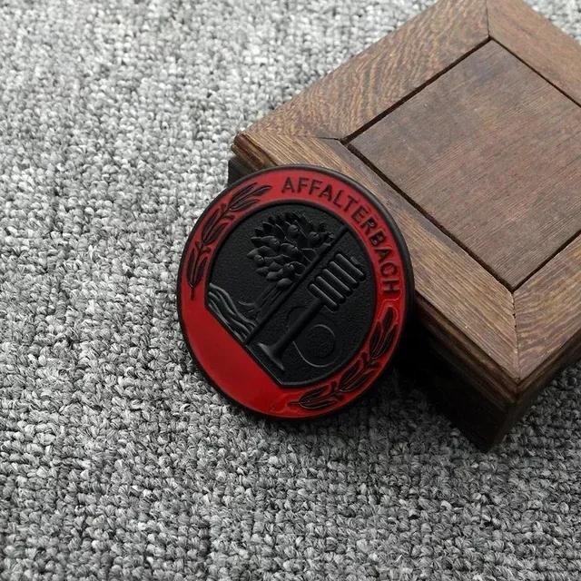 C200 E200 Für Mercedes Benz Auto Tür Fenster Plakette Für AMG Motorhauben Aufkleber 65mm AFFALTERBACH AMG Emblem Aufkleber für Mercedes Benz