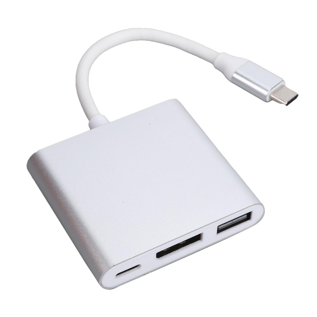3 In 1 Type C Hub 8K Display Port USB PD Fast Charging Adapter Multiport Docking Station for Laptop Phone