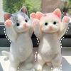 Cat Squeeze Toy Anxiety Stress Relief Kitten Pinch Sensory Toy Kids Teens Adults Soft TPR Stress Ball Animal Fidget Toy
