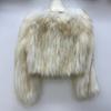 Real Raccoon Fur Braided Jacket Short Length 40cm Double-sided Encryption Slim Young Winter Tops Women's Coat