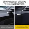 FD02-2Pc Metal Stickers Car Body Decoration Accessories For Volkswagen Touran T-ROC Golf Touareg Tiguan Sharan Eos Passat Polo Beetle