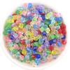 Acrylic Candy Color Faceted Beads: Transparent Square and Rhombus DIY Beading Materials