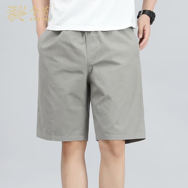 Men s Thin Cotton Casual Loose Fit Cargo Shorts 4XL
