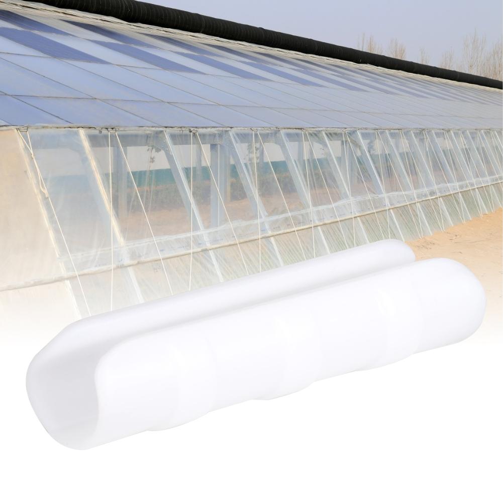 50 BUC Țeavă Tub Cadru Seră Albă și Clip de Film Conector Clemă Kit Instrument de Grădină 8.5cm