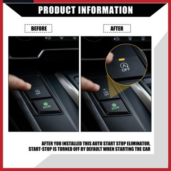 Auto Start Stop A-Off Cable Replacement for Honda CRV 2017- Inner 1 Set New