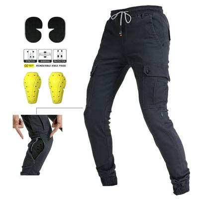 Heren Motorrijbroek Met Crashbescherming Meerdere Zakken Tactische Werkkleding All-Season Casual Biker Broek