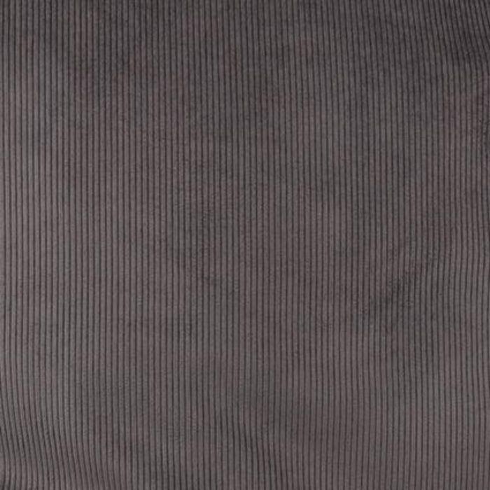 Coussin panier côtelé Rectangle Gris 65x50x20cm