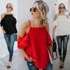 Minimalist Solid Color Off Shoulder Tank Top For Office And Casual Wear