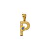 26 Letter Pendant Necklace 18K Pendant Series Ring Gold Color Independent Station Necklace Accessories Jewelry