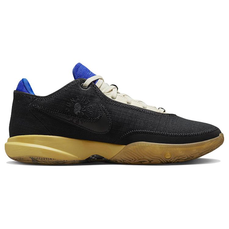 Nike Uninterrupted X LeBron 20 Speak Your Truth Men Sneakers Black Coconut-Milk Hyper-Royal FN0941-001