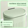 Pedal Kitchen Bin, 20 L, Soft-Close Lid, Removable Bucket, 36.5 x 31.2 x 45 cm, Green