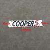 3D Logo Cooper S Emblem Letters Nameplate Car Rear Trunk Coopers Badge Sticker R53 R52 R56 F57 F55 F56 Jcw Accessories