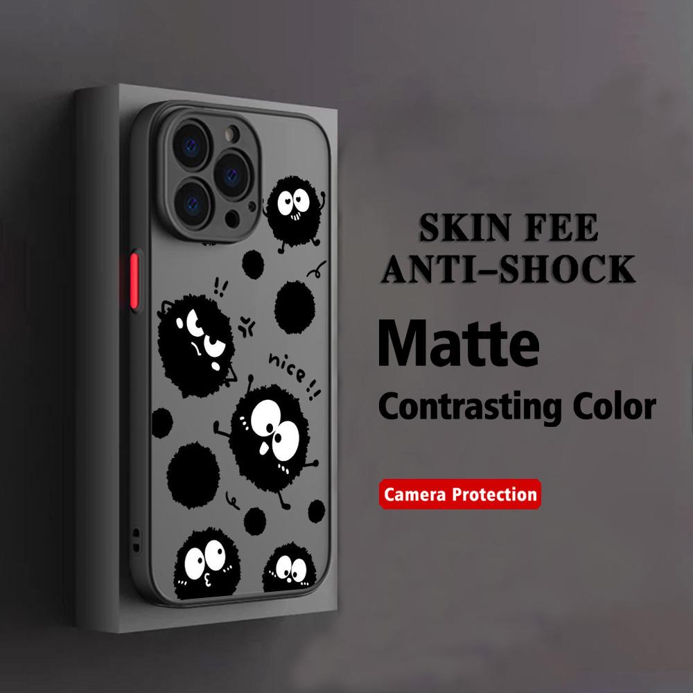 HOT Lovely Black Monster Soot Sprites Phone Case For iPhone 17 16e 16 15 14 13 12 11 Mini Pro Air Max X XR XSMax 7 8 6 Plus