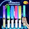 15-Color LED Remote-Control Glow Stick for New Year's Eve Party & Anime Events