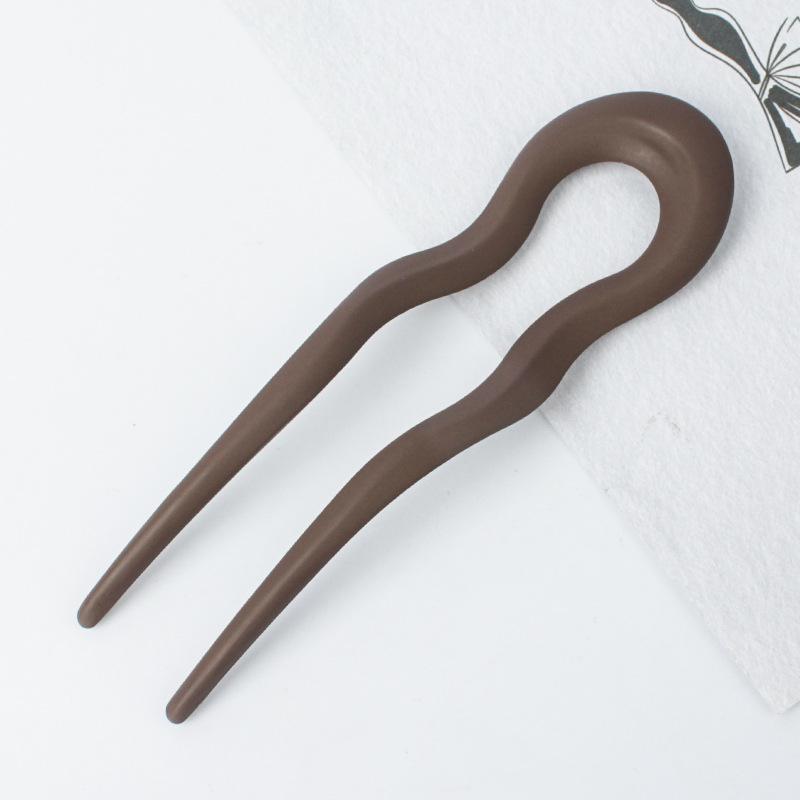 U Shape Traditional Resin Hair Pin Stick Original Retro Women Lady New