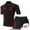 MMA Boxing Shorts Set Men Women - Stretchable Athletic Training Gear Muay Thai Kickboxing Wrestling Fitness
