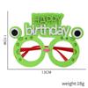 Birthday Delightful Plastic Glasses Featuring Colorful Animal Characters For Party Fun