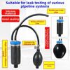 Silicone Easy Intake Adapter High-strength Inflatable Bladder Detector  Car Smoke Leak Detection