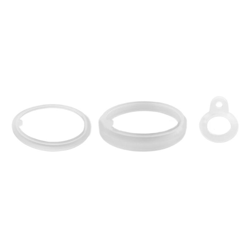 Set of 3/4pcs Water Bottle Silicone Sealing Gaskets Replacement Accessories for Drinking Cup Cup Lid Rings