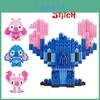 Disney-lilo Stitch Building Block Toy Mini Figure Collection Ornament Kid Gift Birthday