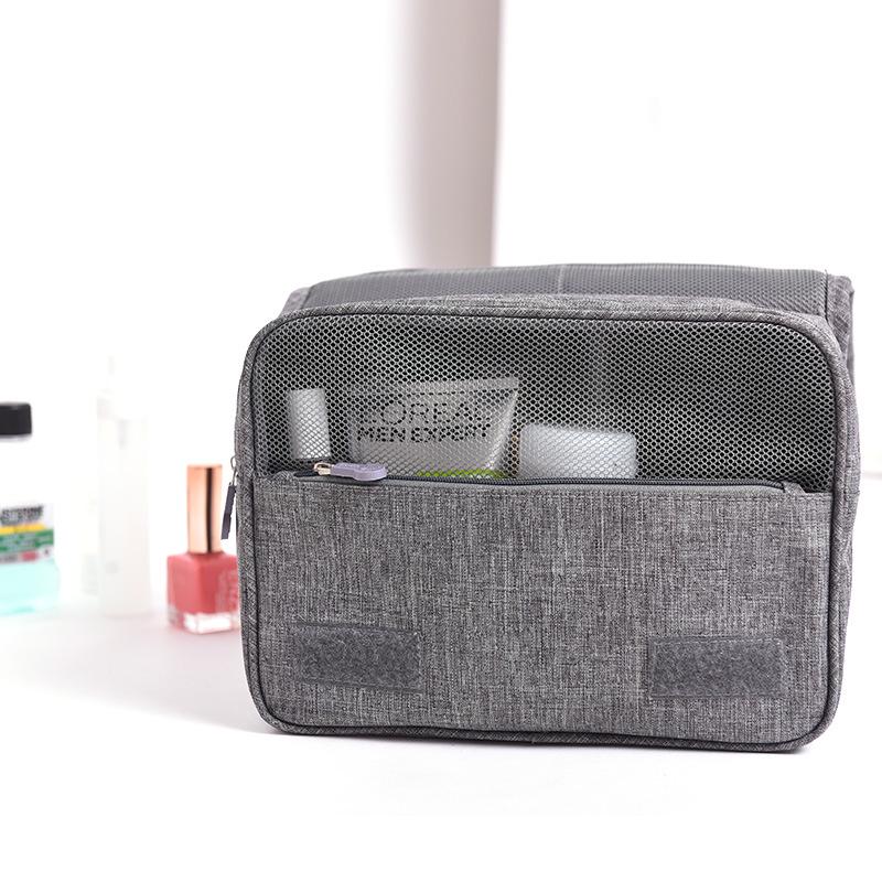 Bei Lian Portable Makeup and Skincare Travel Bag with Hook and Wet/Dry Separation