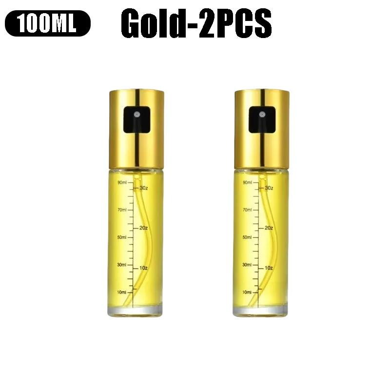 100ml High Quality Glass Multipurpose Mister Bottle Cooking Oil Glass Spray Bottle with Small Funnel and Brush Accessories