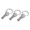 3PCS Beer Keg Relief Valve Replacement 304 Stainless Steel Keg Lid Pressure Release Valve