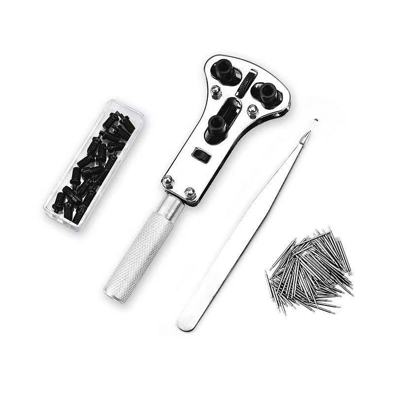 168-Piece Watch Repair Tool Set for Disassembly, Battery Replacement & Band Removal