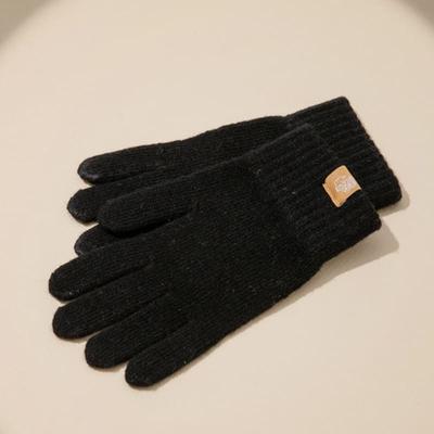 RECLOW Plain Short Gloves Black