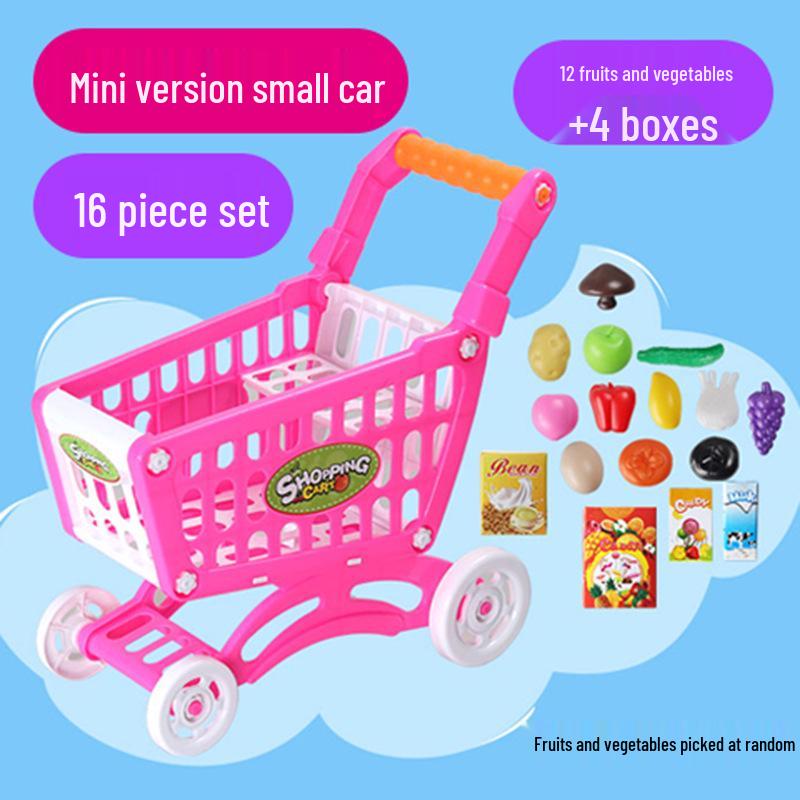 Kids' Shopping Cart Toy Set with Fruit Cutting (Multiple Sizes)