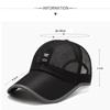 Men Women Baseball Cap Summer Mesh Breathable Cool Trucker Sun Visor Hat