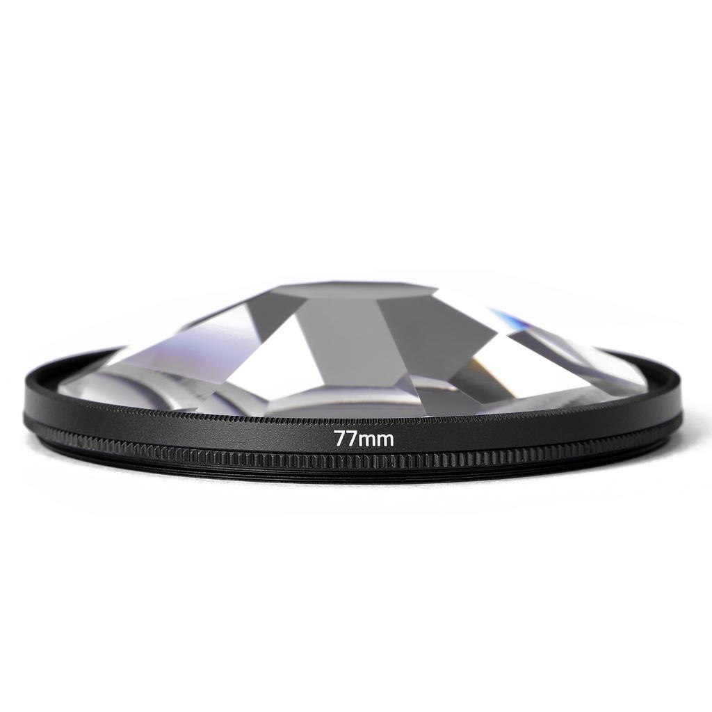 Camera Filter Photography Foreground Blur Film Photography Props 77mm Glass Kaleidoscope Filter Camera Accessories