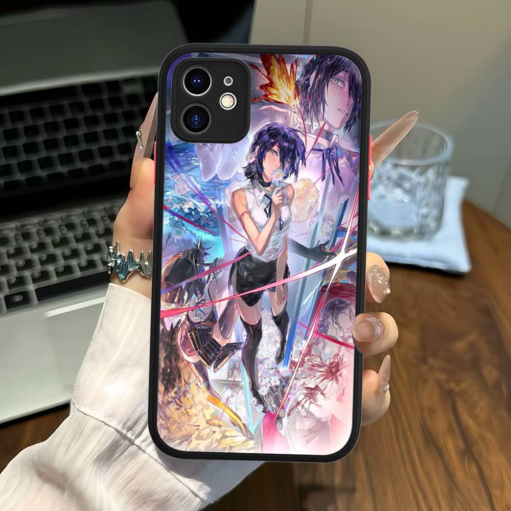 

Chainsaw Man The Movie Reze Arc Matte Translucent Phone Case For iphone 16 ProMax 15 14 13 12 11 X XS PRO Plus iphone 11