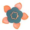 Flower Shape Rotating Fruit Plate Multi-layer Dry Fruit Box Storage Organizer  Fruit Serving
