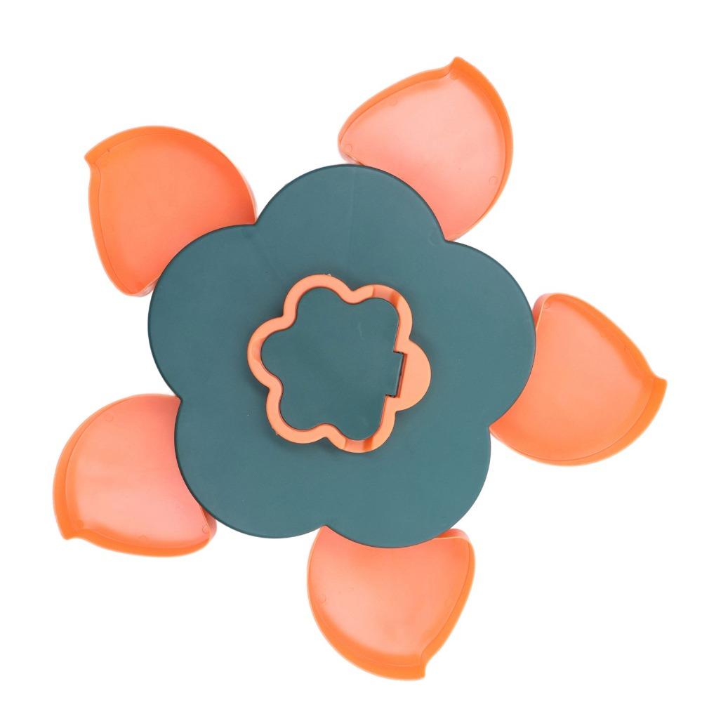 Flower Shape Rotating Fruit Plate Multi-layer Dry Fruit Box Storage Organizer Fruit Serving