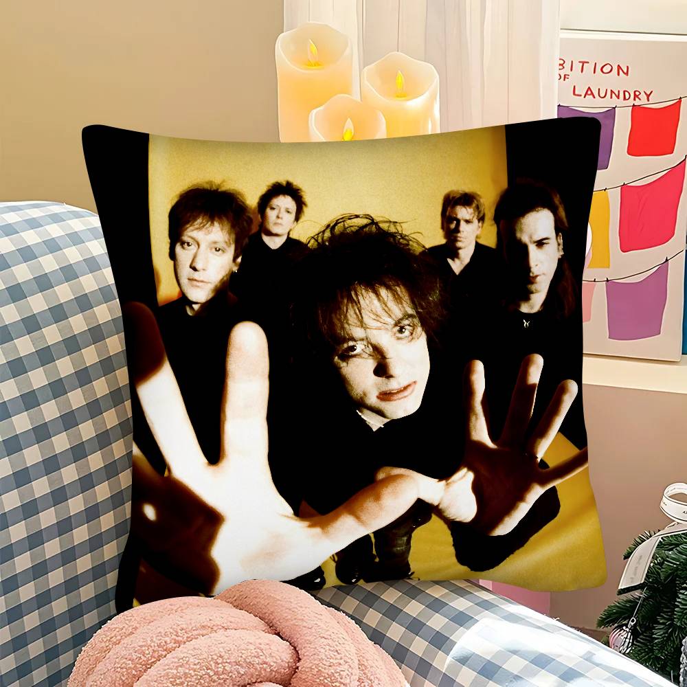 Pc Klassisch TThe CCure Rock Band Kissenbezug Mode Quadratischer Kissenbezug Schlafzimmer Sofa Zimmer Ins Dekoration Freizeit