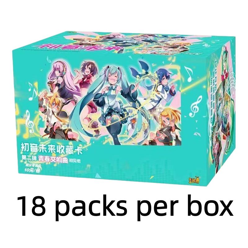 Genuine Hatsune Miku Series Charm Volume II Card Animation Characters Peripheral Children's Birthday Collection Gift Toys