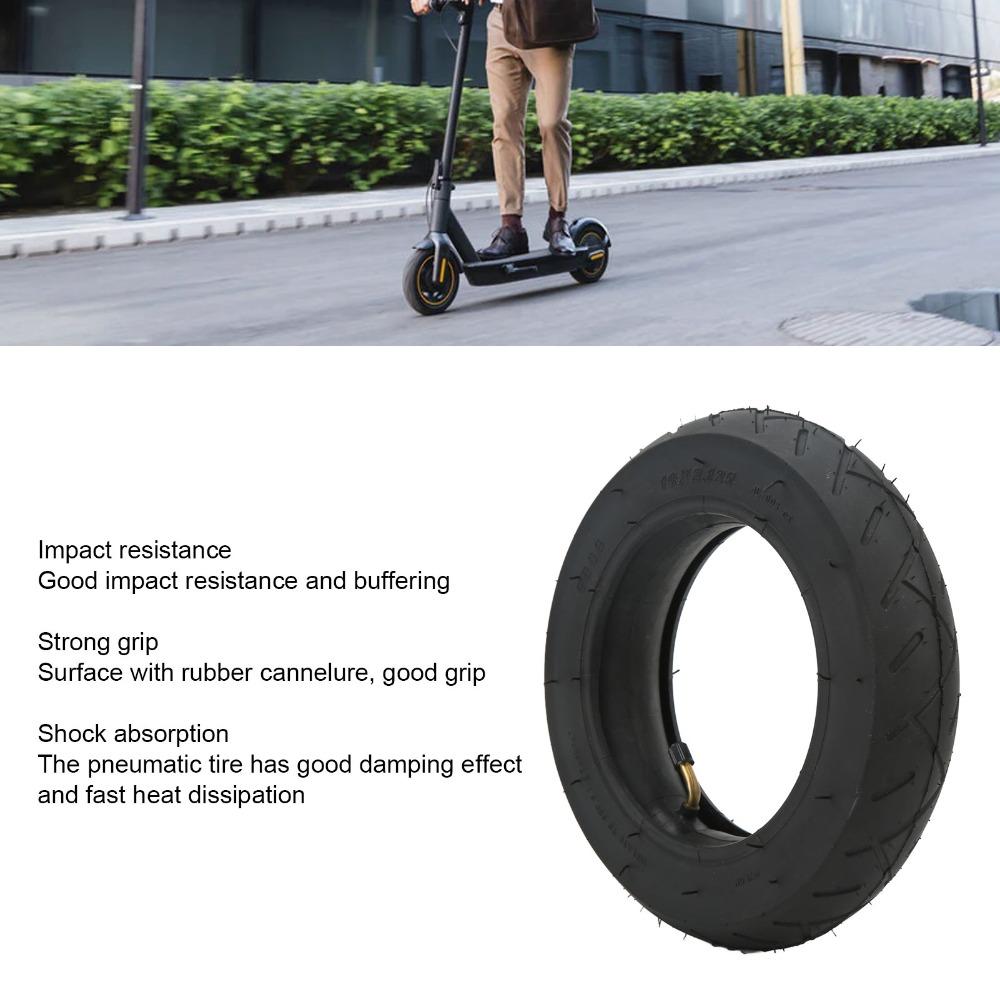Rubber Electric Scooter Tire 0° Valve Stem Tire and Inner Tube Set  Smart Electric Bike