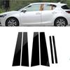 6PCS Polished Pillar Posts For Lexus CT200h CT 200 200h 2011-   Window Door Column B C Pillar Post Cover Trim