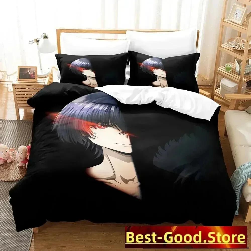 Anime Eminence In Shadow Bedding Set Printed Bed Set With Pillowcase Duvet Cover Soft Queen King Size Bedclothes Home Kids Adult