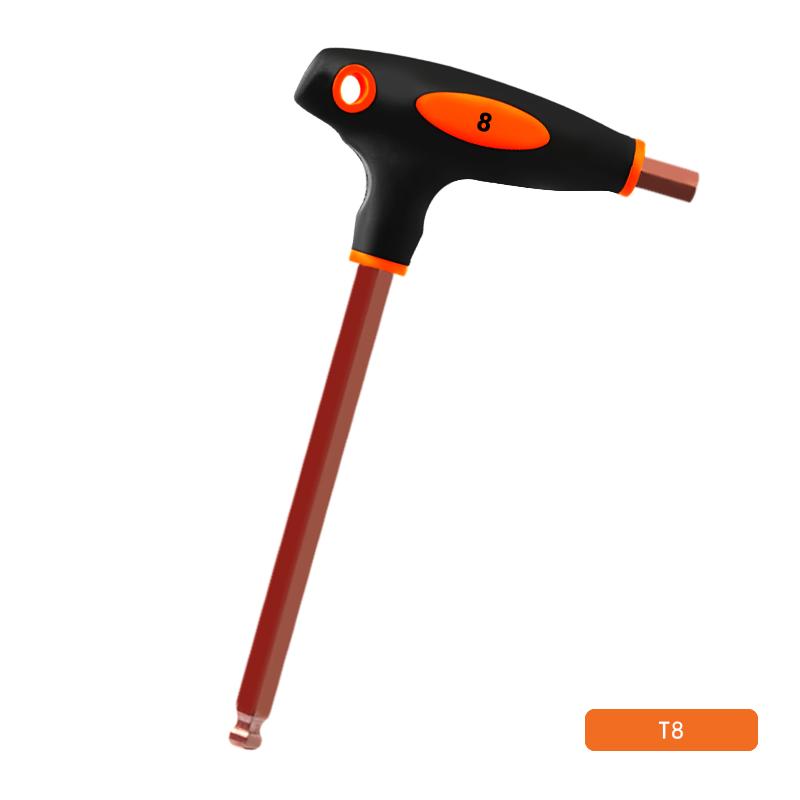 Т-образная шестигранная отвертка T25/2.5/3/4/5/6/8/10 мм хром-ванадиевая сталь — фото 14