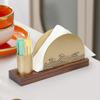 Creative modern luxury Tissue Holder Restaurant Desktop Napkin Paper Rack Kitchen Accessories Ornaments Organizer Dispenser