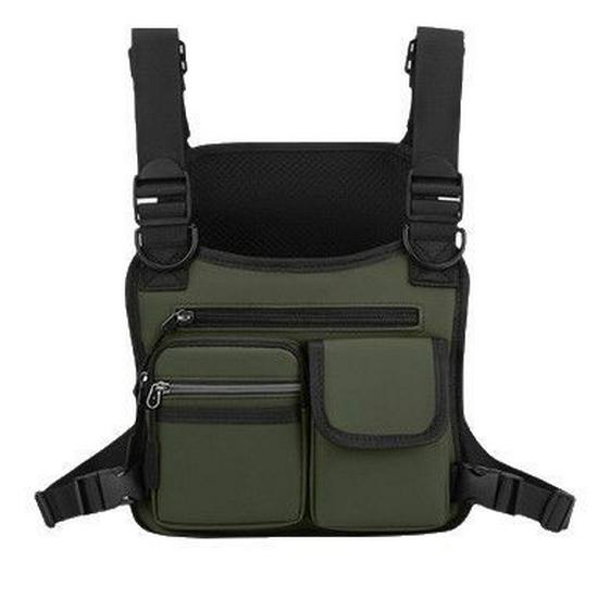 Men's Tactical Workwear Chest Bag - Trendy & Functional Outdoor Sports Vest