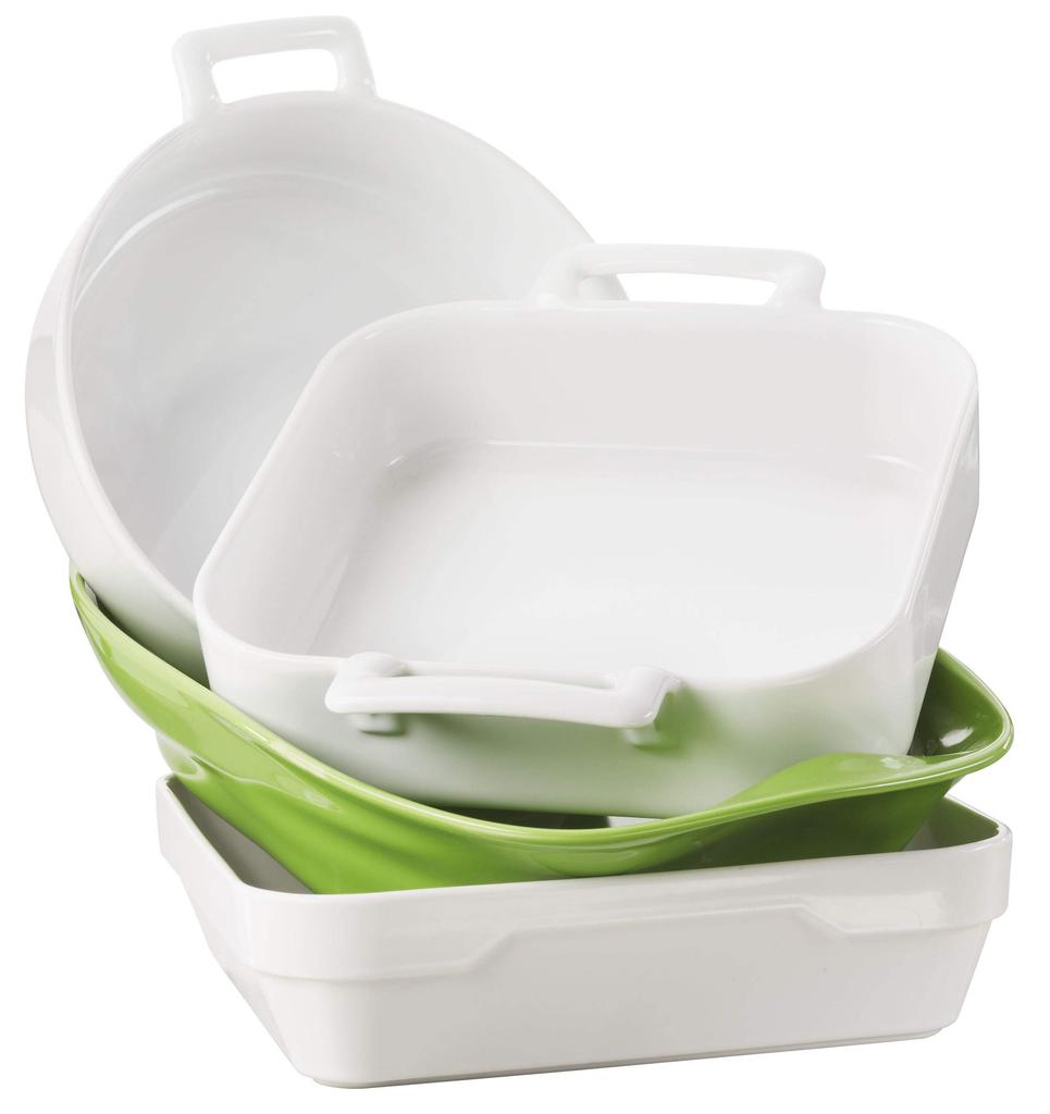 REVOL Deep Square Baking Dish 20cm White 621333