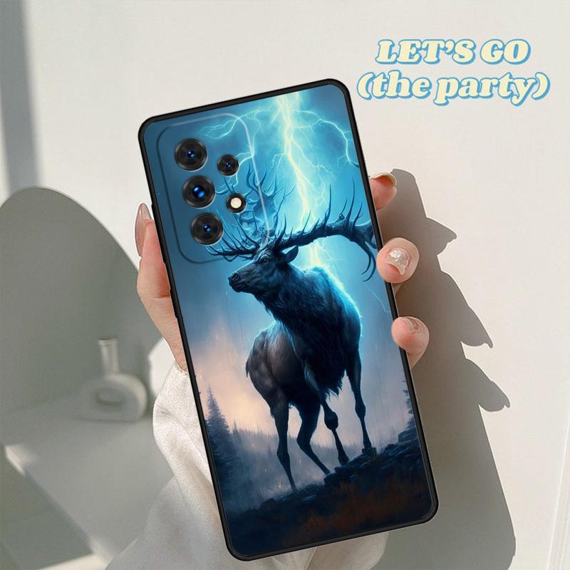 Tier Hirsch Kunst Handyhülle Für Samsung Galaxy A42 A31 A40 A51 A71 A32 A80 A91 A52 A72 A73 A20e A21S A50 A70 A11 A12 Hülle