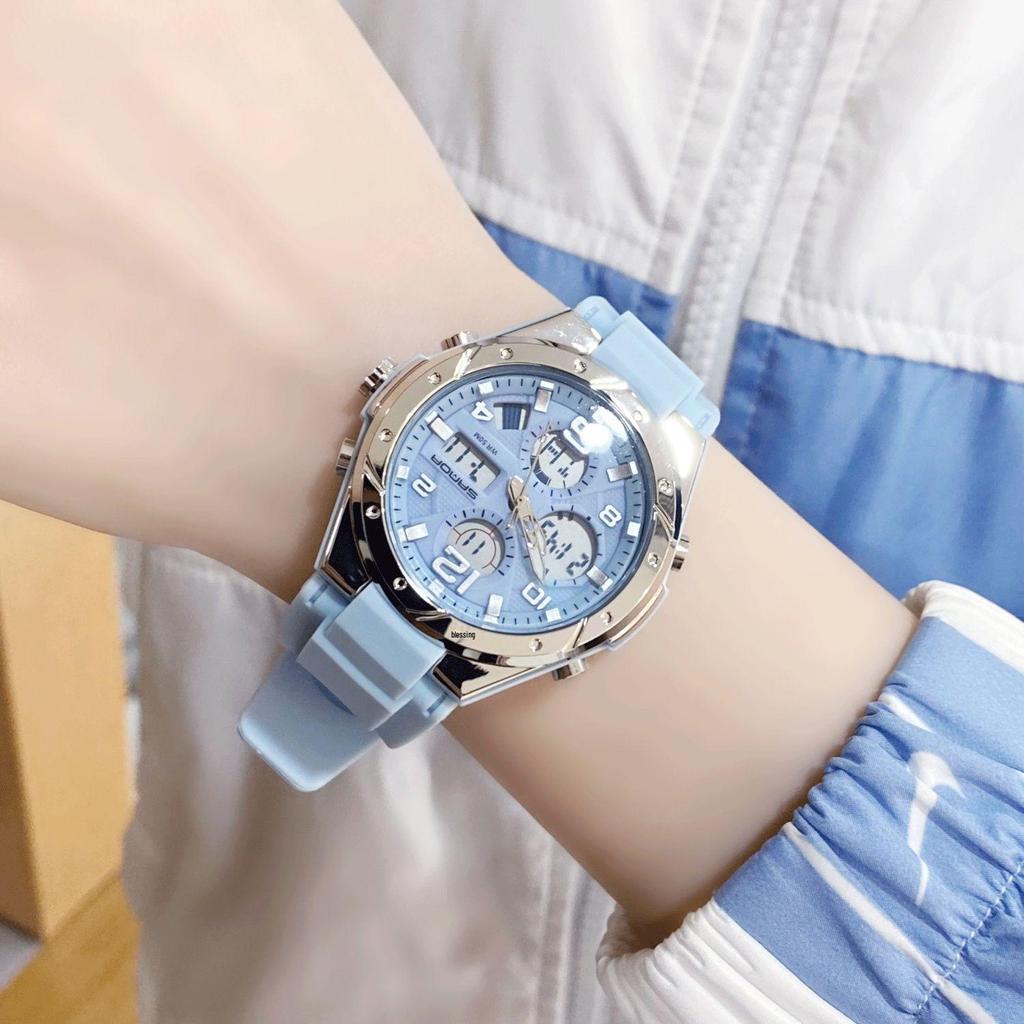 Sportovní svítivé vodotěsné multifunkční elektronické hodinky pro dospívající dívky