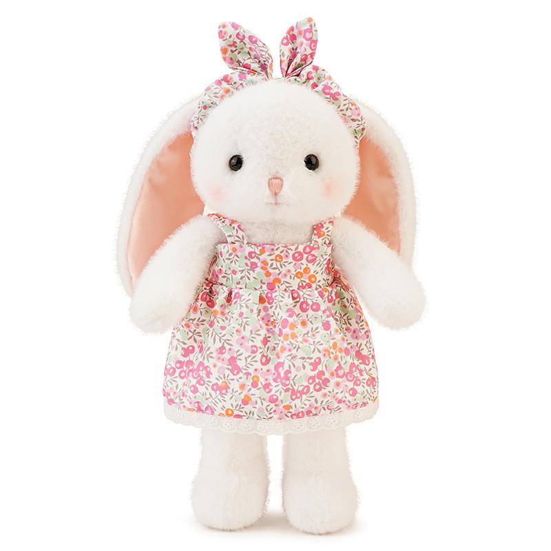 

Юбка Кролик Цветочная С Повязкой-Бантом Кукла Животное Плюшевые Игрушки Подарки Детям 35cm